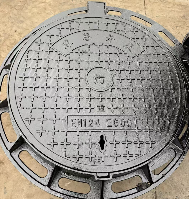 勐海球墨铸铁五防井盖展示